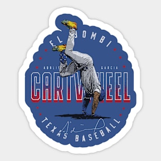 Adolis Garcia Texas Cartwheel Sticker